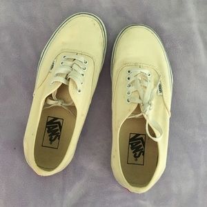 Cream Colored Vans